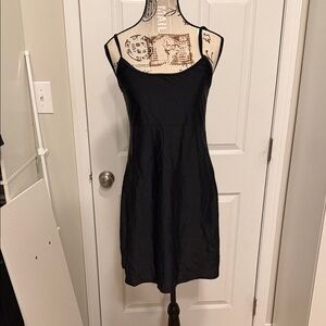 Venus black swim dress or bathing suit cover up Large